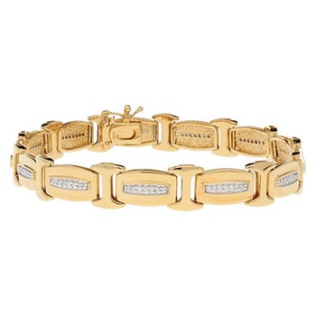 GTS YG DIAMOND LINK BRACELET MOUNTING