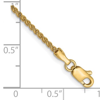 Leslie's 14K 1.5mm Spiga Anklet — alternate view