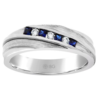 GTS WG DIA/BLUE SAPH RING Mounting
