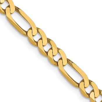 Leslie's 14K 4mm Flat Figaro Chain