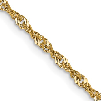 Leslie's 14K 1.6mm Singapore Chain