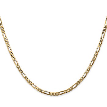 Leslie's 14K 2.75mm Flat Figaro Chain — alternate view