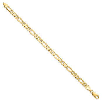 Leslie's 14K 6.00mm Flat Figaro Chain — alternate view