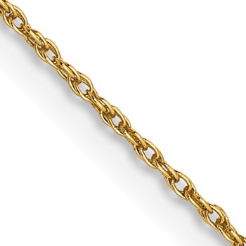 Leslie's 14K .8mm Loose Rope Chain Spring Ring Clasp