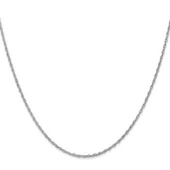 Leslie's 14K White Gold 1.5mm Loose Rope Chain — alternate view