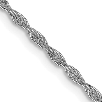 Leslie's 14K White Gold 1.5mm Loose Rope Chain