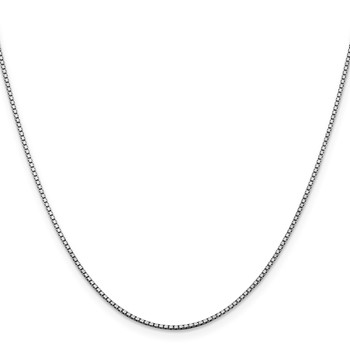 Leslie's 14K White Gold 1.2mm Box Chain — alternate view