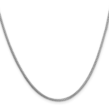 Leslie's 14K White Gold 1.25mm Franco Chain — alternate view