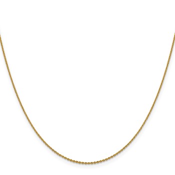 Leslie's 14K 1.15mm D/C Oval Link Chain — alternate view