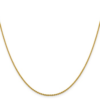 Leslie's 14K 1.40mm D/C Oval Link Chain — alternate view