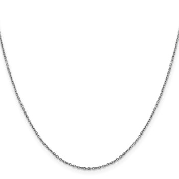 Leslie's 14K White Gold 1.25mm D/C Cable Chain — alternate view