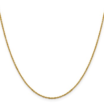 Leslie's 14K 1.25mm D/C Cable Chain — alternate view