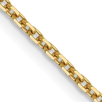 Leslie's 14K 1.25mm D/C Cable Chain