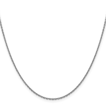 Leslie's 14K White Gold 1.5mm D/C Cable Chain — alternate view