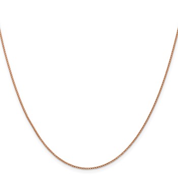 Leslie's 14K Rose Gold 1mm D/C Open Franco Chain — alternate view