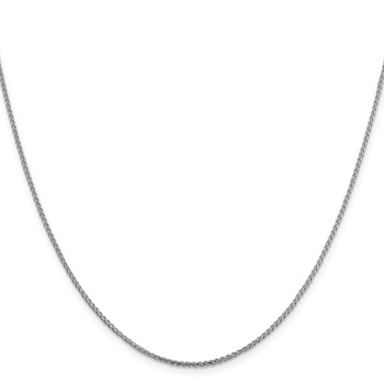 Leslie's 14K White Gold 1.4mm D/C Open Franco Chain — alternate view