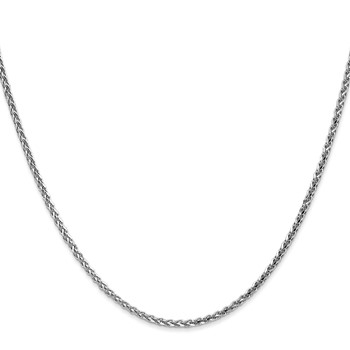 Leslie's 14K White Gold 1.8mm Solid D/C Spiga Chain — alternate view