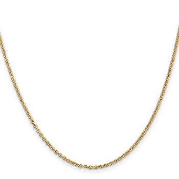 Leslie's 14K 1.95mm Round Cable Chain — alternate view