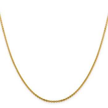 Leslie's 14K 1.95mm Flat Cable Chain — alternate view