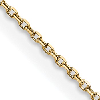 Leslie's 14K .85mm D/C Cable Chain