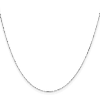 Leslie's 14K White Gold .85mm D/C Cable Chain — alternate view