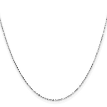 Leslie's 14K White Gold 1.05mm D/C Cable Chain — alternate view