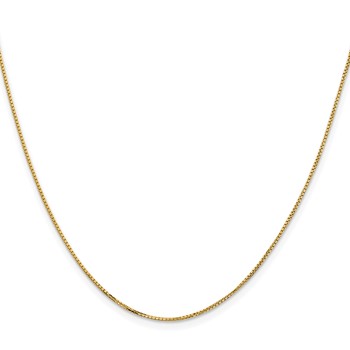 Leslie's 14K 1mm Concave Box Chain — alternate view