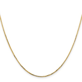 Leslie's 14K 1.10mm Concave Box Chain — alternate view