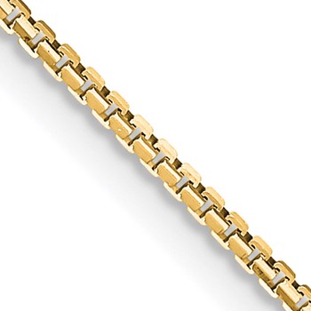 Leslie's 14K 1.10mm Concave Box Chain