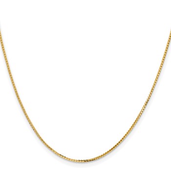 Leslie's 14K 1.2mm Concave Box Chain — alternate view