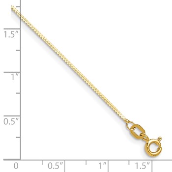 Leslie's 14K 0.95mm Serpentine Chain — alternate view