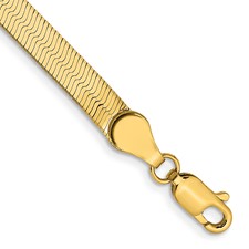 Image of Leslie's 14k 4mm Silky Herringbone Chain