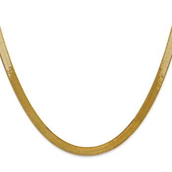 Leslie's 14k 5mm Silky Herringbone Chain — alternate view