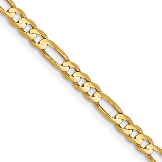 14k Gold Figaro Chain Bracelet