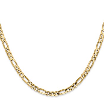 Leslie's 14k 4mm Concave Open Figaro Chain — alternate view