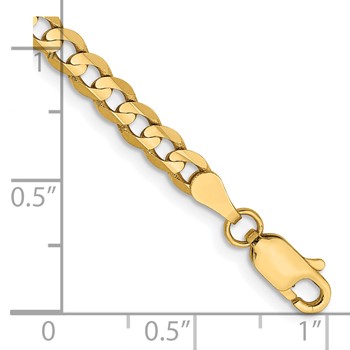 Leslie's 14k 3.8mm Open Concave Curb Chain — alternate view