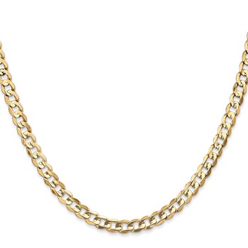 Leslie's 14k 4.5mm Open Concave Curb Chain — alternate view