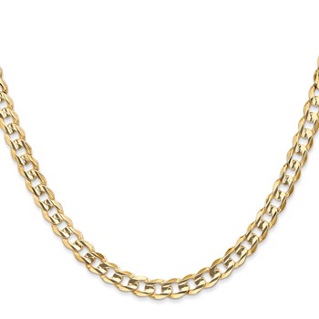 Leslie's 14k 5.25mm Open Concave Curb Chain — alternate view