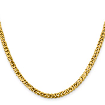 Leslie's 14k 4.25mm Solid Miami Cuban Chain — alternate view