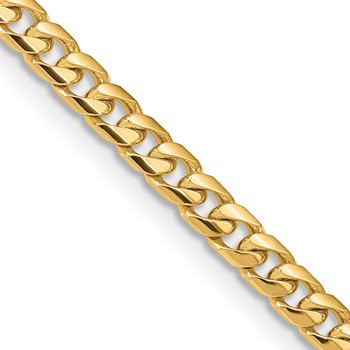 Leslie's 14k 6.25mm Solid Miami Cuban Chain