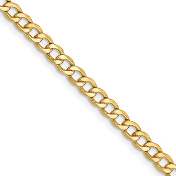 Leslie's 14k 2.85mm Semi-Solid Curb Chain