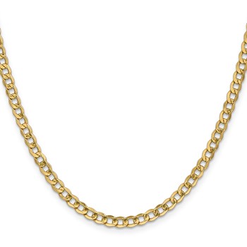 Leslie's 14k 4.3mm Semi-Solid Curb Chain — alternate view