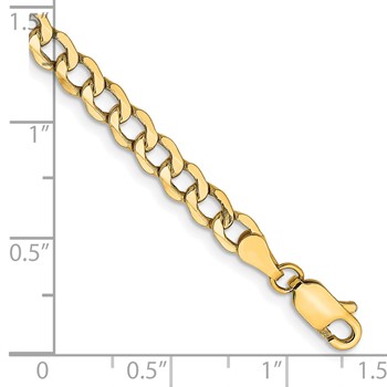 Leslie's 14k 4.3mm Semi-Solid Curb Chain — alternate view