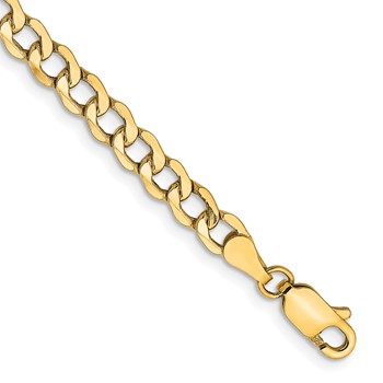 Leslie's 14k 4.3mm Semi-Solid Curb Chain