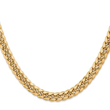 Leslie's 14k 7.3mm Semi-Solid Miami Cuban Chain — alternate view