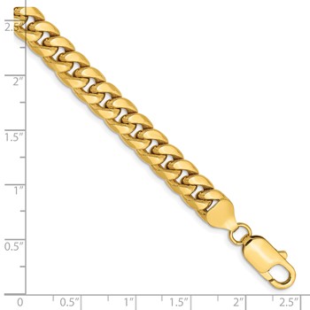 Leslie's 14k 7.3mm Semi-Solid Miami Cuban Chain — alternate view