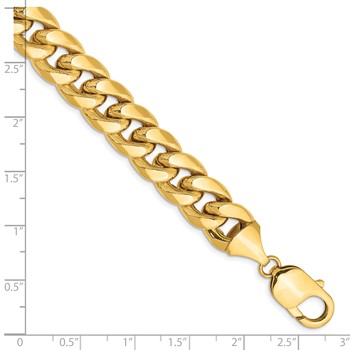 Leslie's 14k 11mm Semi-Solid Miami Cuban Chain — alternate view