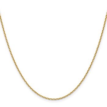 Leslie's 14K 1.5mm D/C Square Cable Chain — alternate view