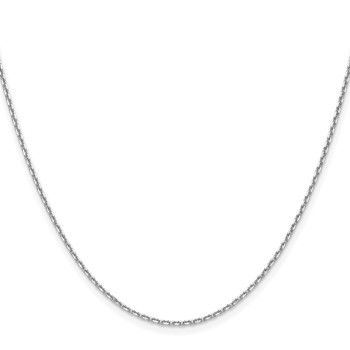 Leslie's 14K White Gold 1.5mm D/C Square Cable Chain — alternate view