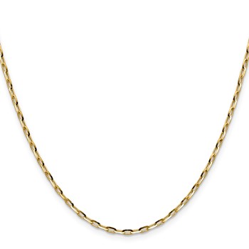 Leslie's 14K 2.3mm D/C Open Long Link Cable Chain — alternate view